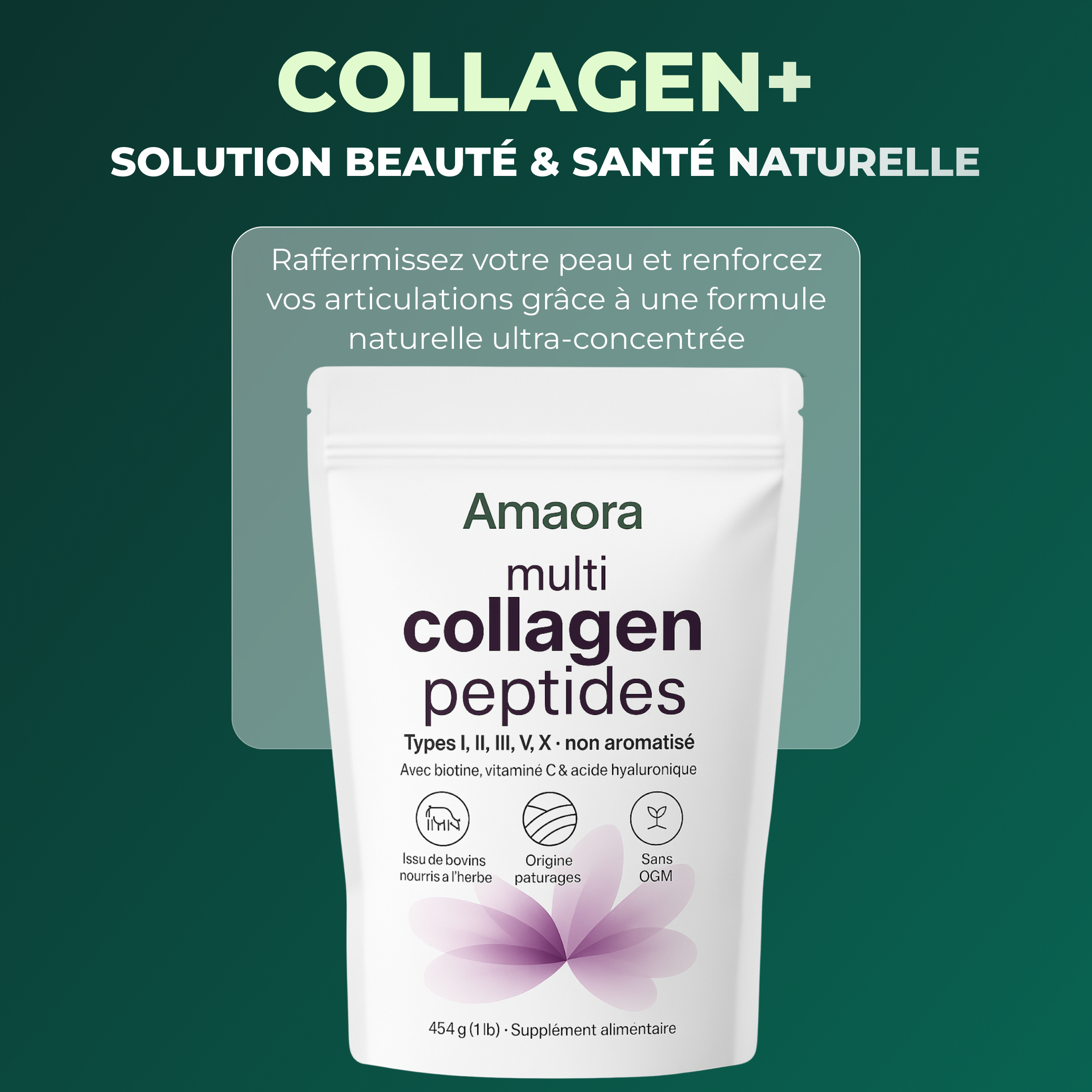 Collagène Marin Pure - Pour une Peau Lisse et Tonique