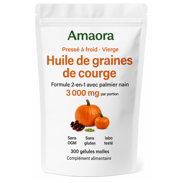 Huile de Graines de Courge – Équilibre Hormonal & Vitalité