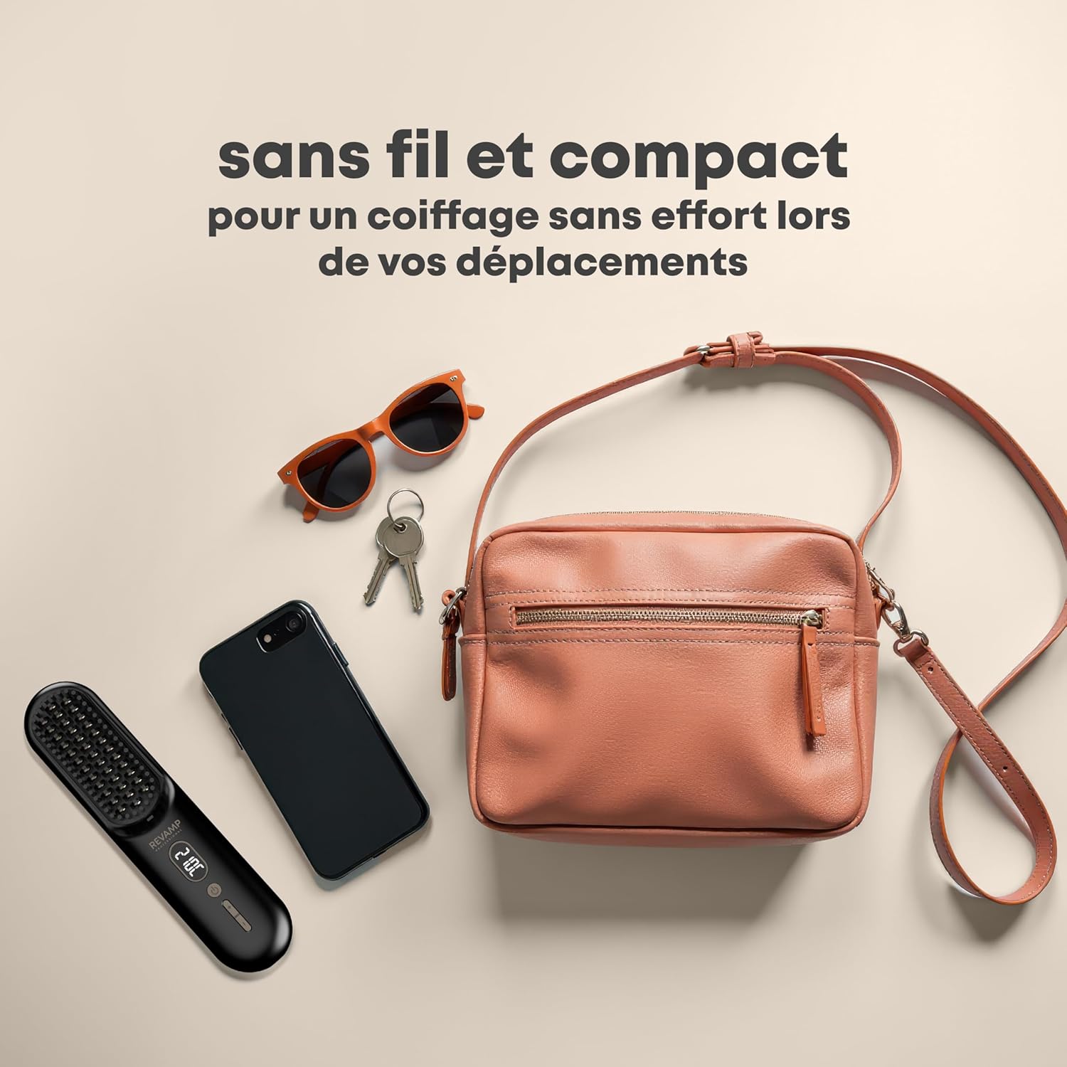 [NOUVEAU] La Brosse CompactPro™ Sans Fil pour Cheveux Courts